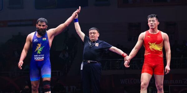 Sunil Kumar won bronze medal