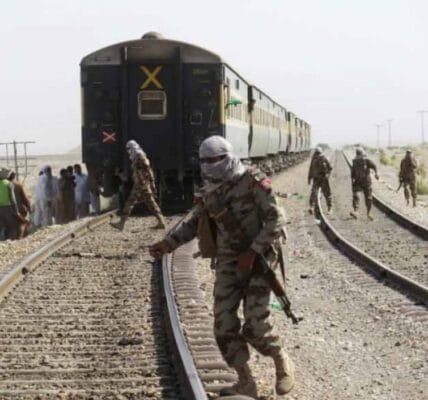 Thirty security personnel killed in train hijack incident in Pakistan, 214 people taken hostage