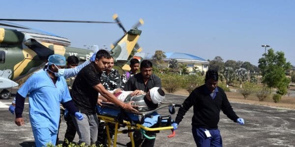 Three CRPF jawans were seriously injured in an IED blast in Baliba forest area of ​​West Singhbhum district in Jharkhand today.