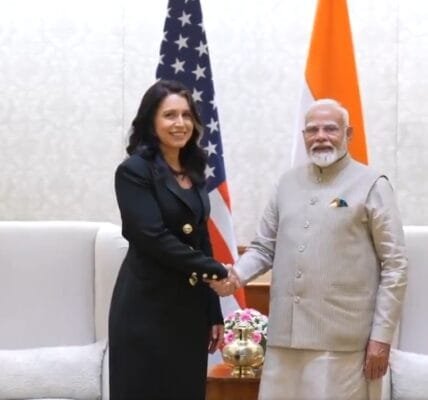 US National Intelligence Director Tulsi Gabbard met Prime Minister Narendra Modi today