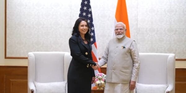 US National Intelligence Director Tulsi Gabbard met Prime Minister Narendra Modi today
