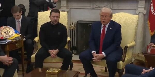 US President Trump calls for immediate ceasefire between Russia and Ukraine; Trump-Zelensky engage in heated debate during meeting at White House