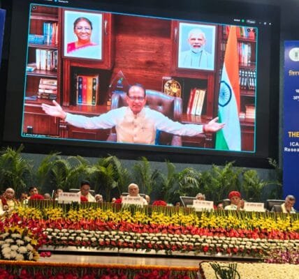 Union Agriculture Minister Shivraj Singh Chouhan today virtually attended the 63rd convocation of IARI as the chief guest