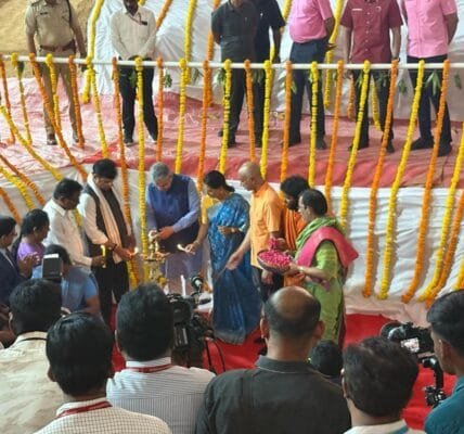Union Electronics & IT Minister lays foundation stone for multiple manufacturing units at Divitipally Mahbubnagar District, Telangana