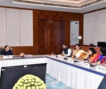 Union Health Minister JP Nadda chairs the 9th meeting of the Mission Steering Group for National Health Mission