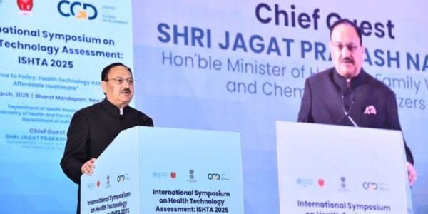 Union Health Minister JP Nadda inaugurated the 3rd International Symposium on Health Technology Assessment 2025