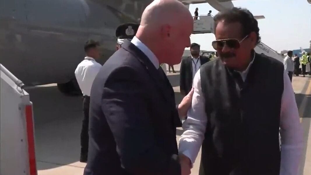 Union Minister SP Singh Baghel welcomed New Zealand Prime Minister Christopher Luxon on his arrival in Delhi