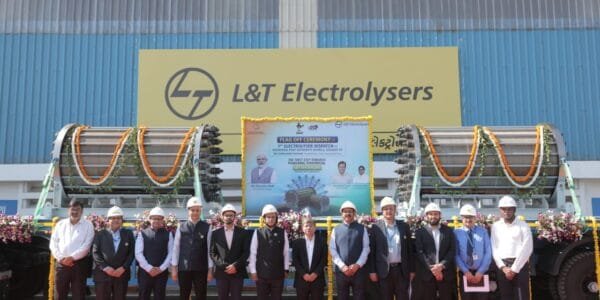 Union Minister Sarbananda Sonowal virtually flags off electrolysers for green hydrogen plant at Kandla