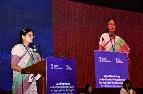 Union Minister of State for Health Anupriya Patel inaugurates Quad Workshop on Pandemic Preparedness for Indo-Pacific Region