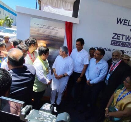 Union Railway Minister Ashwini Vaishnav today inaugurated the new campus of Jetwork Electronics at Sriperumbudur, Tamil Nadu