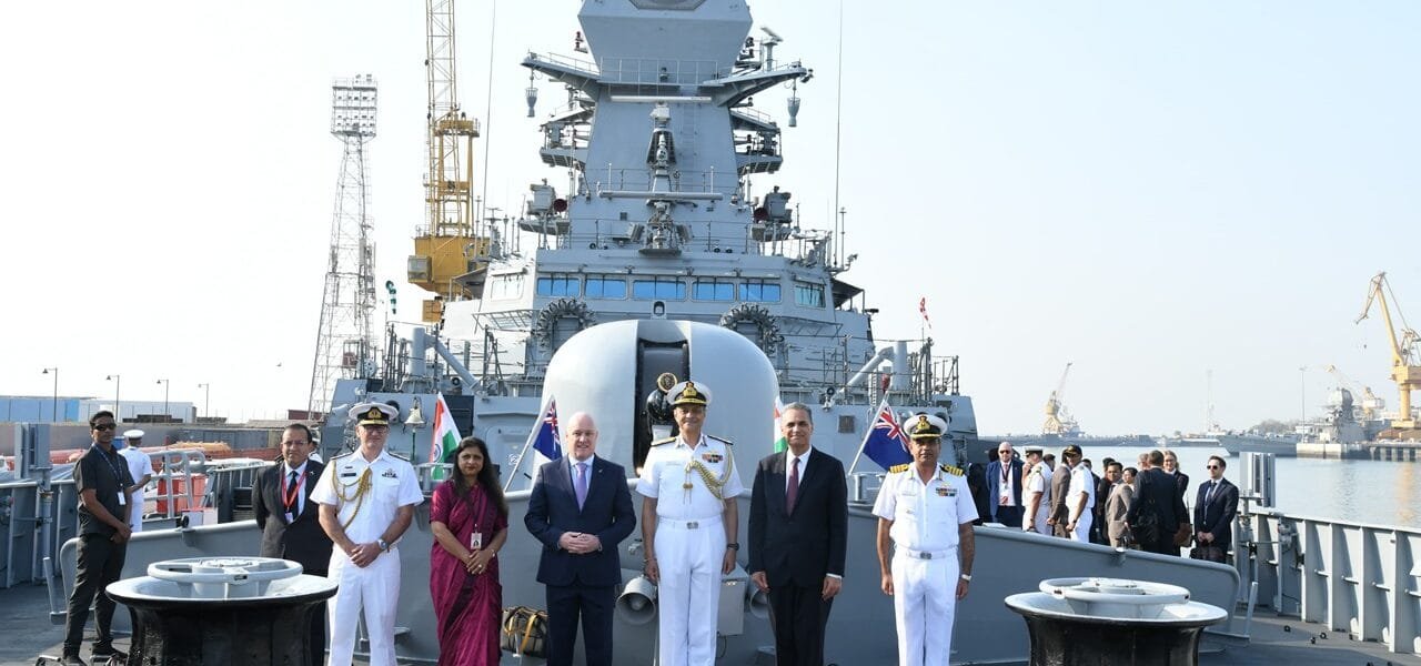 Visit of New Zealand Prime Minister Christopher Luxon and Royal New Zealand Navy ship HMNZS Te Kaha to Mumbai