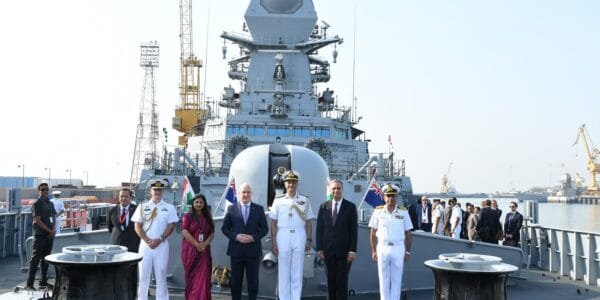 Visit of New Zealand Prime Minister Christopher Luxon and Royal New Zealand Navy ship HMNZS Te Kaha to Mumbai