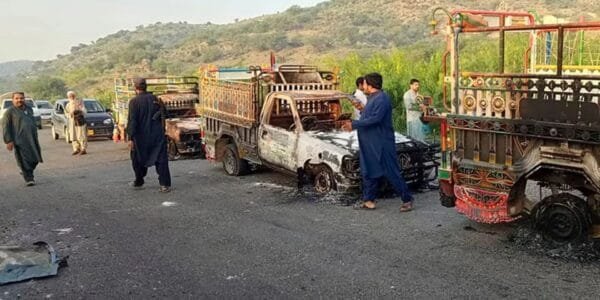 About seven people were killed and nine injured in a powerful bomb blast at the peace committee office in Pakistan's Khyber Pakhtunkhwa province