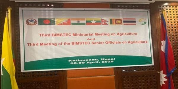 BIMSTEC Agriculture Ministers' meeting will be held in Nepal on 9 April; Indian delegation will be headed by Agriculture Minister Shivraj Singh Chauhan