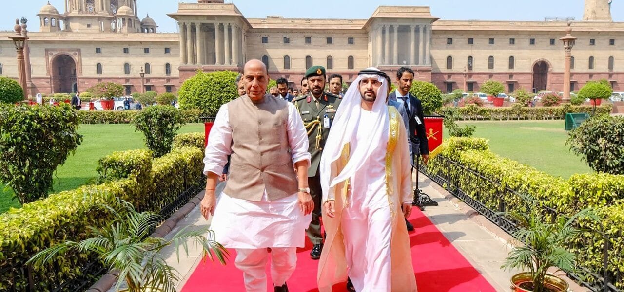 Defence Minister Rajnath Singh held a meeting with Crown Prince of Dubai and Deputy Prime Minister of UAE in New Delhi