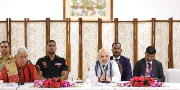 Home Minister Amit Shah chaired a review meeting on development projects in the Union Territory of Jammu and Kashmir in Srinagar today