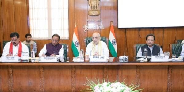 Home Minister Amit Shah held a review meeting with Chhattisgarh CM Vishnu Dev Sai in New Delhi on the implementation of three new criminal laws in the state