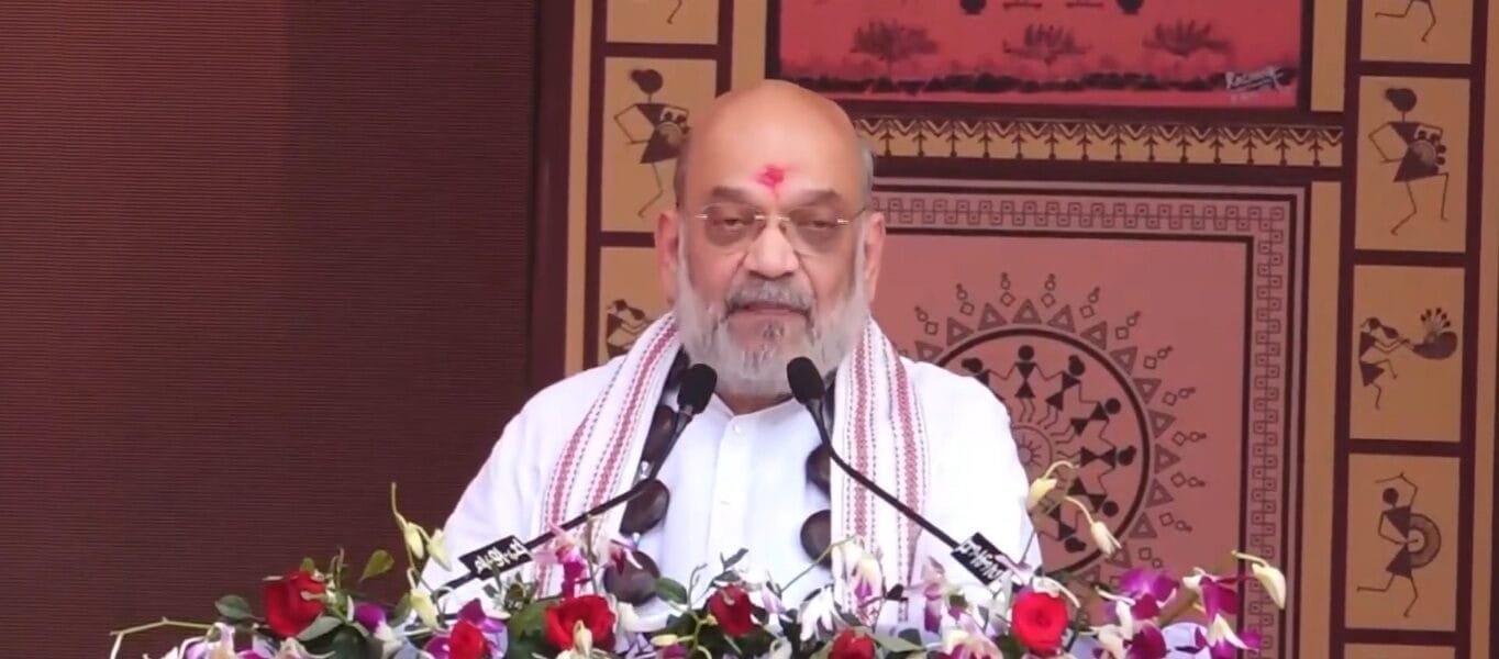 Home Minister Amit Shah today attended the closing ceremony of Bastar Pandum in Dantewada of Bastar division