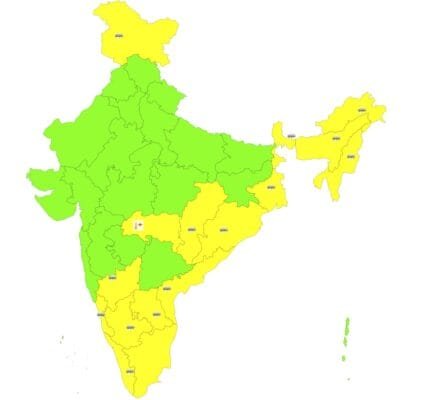 IMD issued an orange alert for thunderstorms and lightning in some parts of Jammu and Kashmir (2)