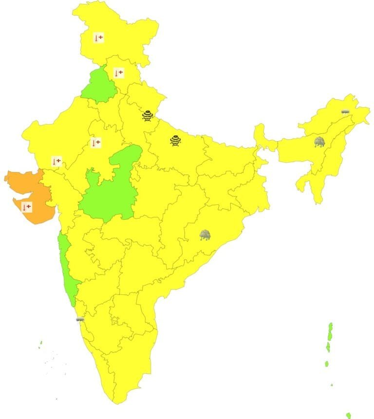 मौसम विभाग ने अगले दो दिनों में दक्षिण-पश्चिम राजस्थान और पश्चिमी हिमालयी क्षेत्र में लू चलने का अनुमान