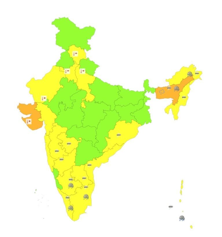 मौसम विभाग ने देश के पश्चिमोत्‍तर हिस्‍सों में अगले चार से पांच दिन तक लू चलने का अनुमान व्‍यक्‍त किया