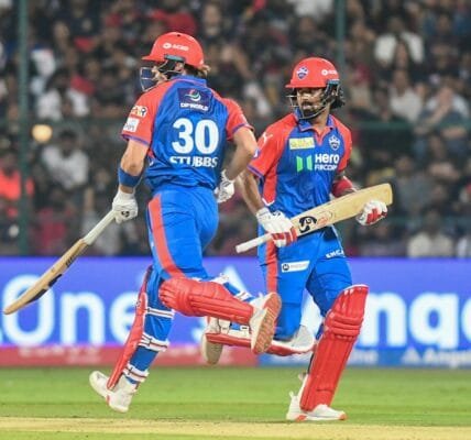 In IPL T-20 cricket yesterday, Delhi Capitals defeated Royal Challengers Bangalore by 6 wickets
