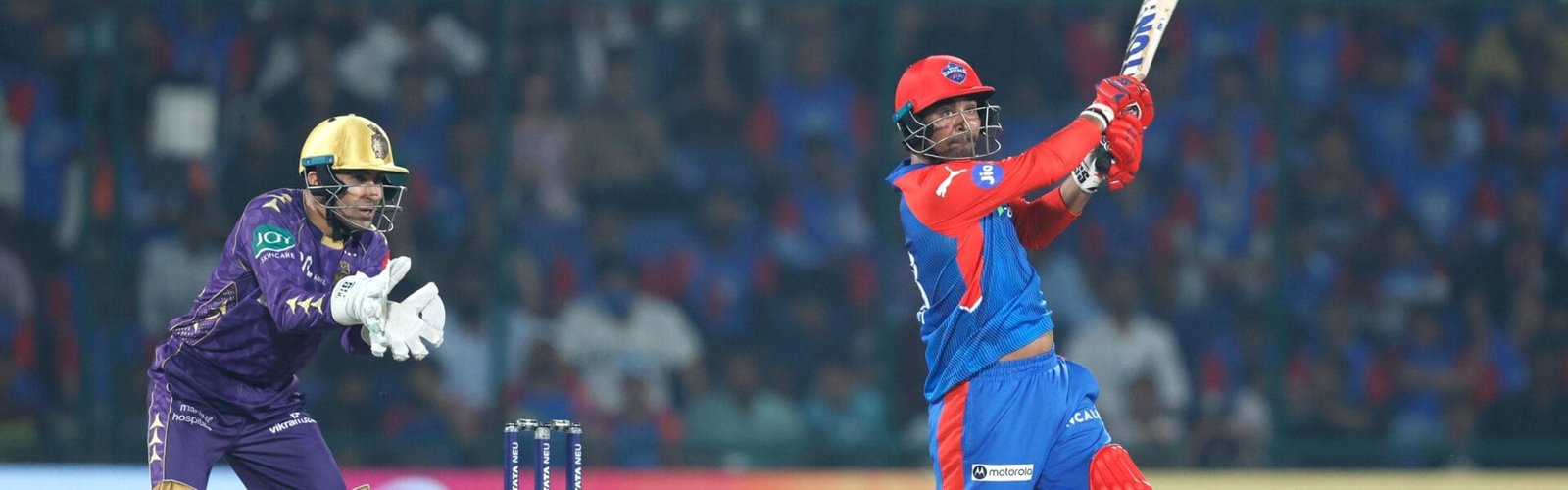 In IPL cricket, Kolkata Knight Riders defeated Delhi Capitals by 14 runs