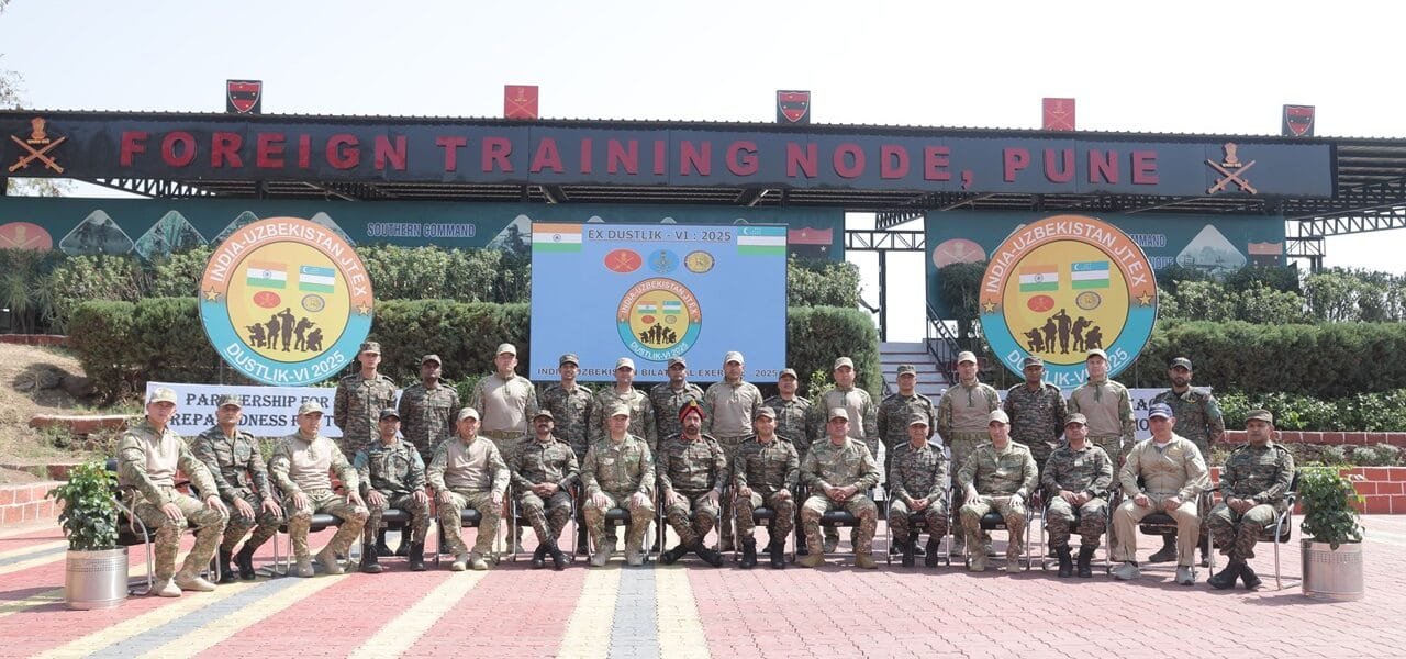 India-Uzbekistan joint military exercise Dustlik Foreign Training Node begins at Aundh in Pune