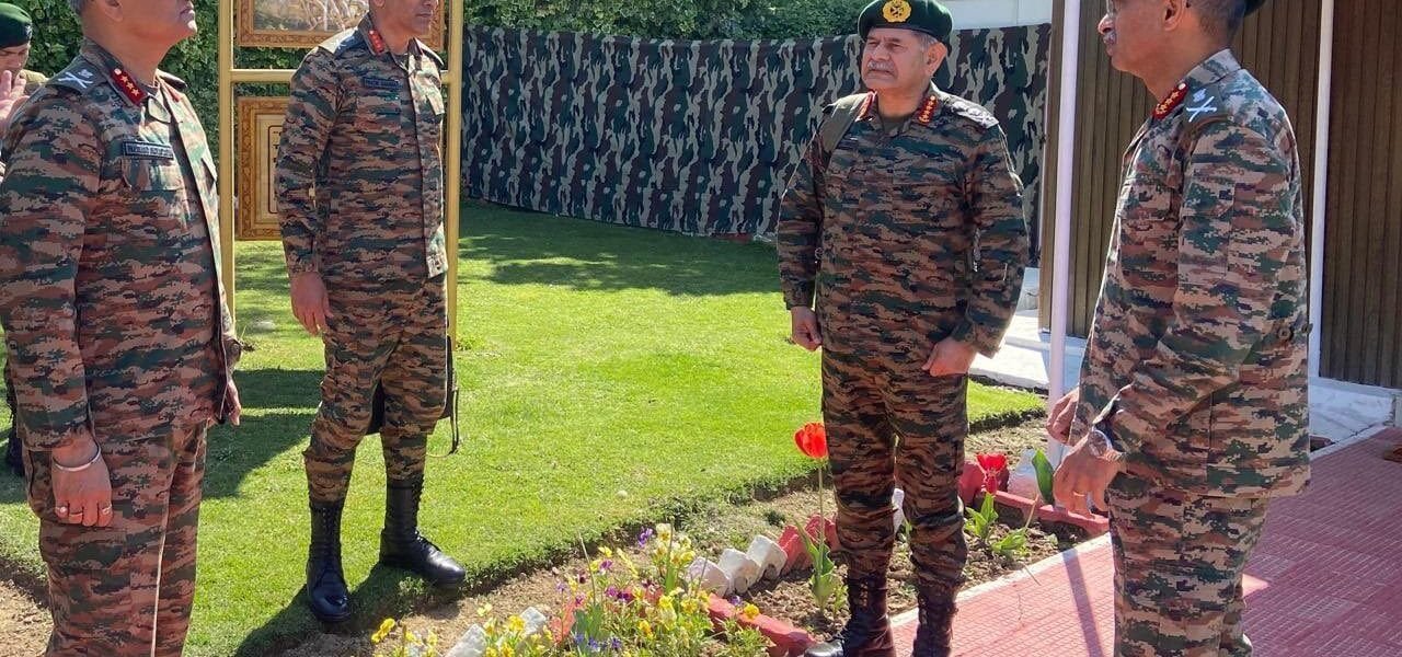 Indian Army Chief General Upendra Dwivedi today reviewed the security situation in Srinagar in the wake of the Pahalgam terror attack