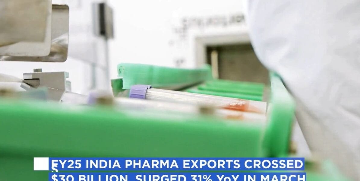 India's pharmaceutical exports grew 9% last fiscal to reach $30 billion
