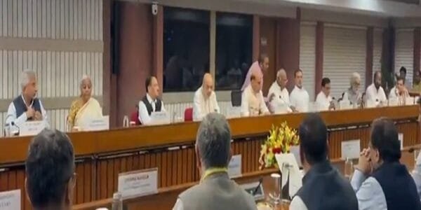 Leaders of all parties assured full cooperation in the government's action on Pahalgam terrorist attack