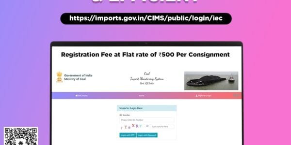Ministry of Coal rationalises registration fee for Coal Import Monitoring System (CIMS) portal