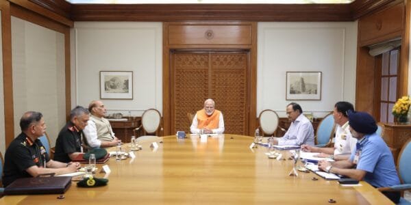 PM Modi chairs a meeting with Raksha Mantri, NSA, CDS and all armed forces chiefs