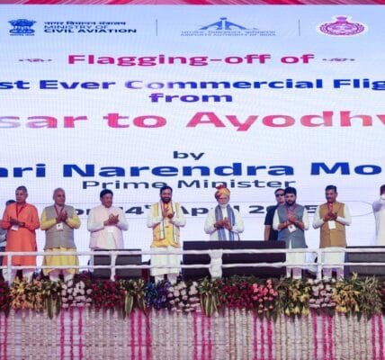 PM Modi inaugurates and lays foundation stone of development projects in Yamunanagar, Haryana