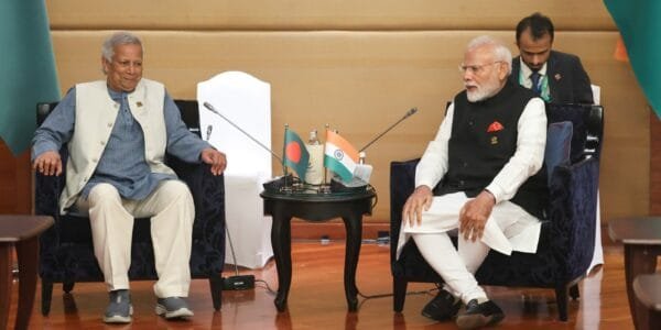 PM Modi meets Chief Advisor of Bangladesh on the sidelines of BIMSTEC Summit