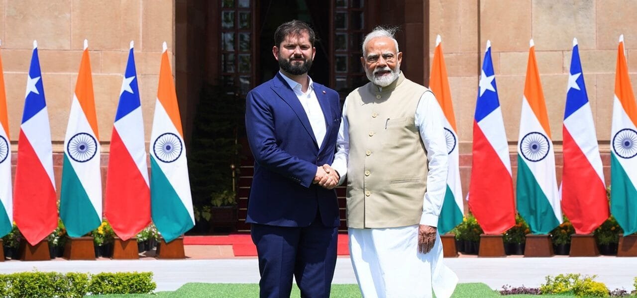PM Modi meets President of Chile Gabriel Boric Font in New Delhi