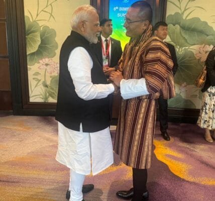 PM Modi meets Prime Minister of Bhutan