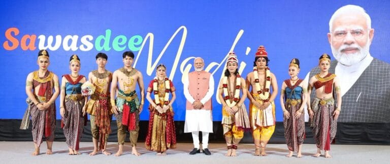 प्रधानमंत्री मोदी ने आज थाईलैंड के बैंकॉक में थाई रामायण, रामकियेन का आकर्षक प्रदर्शन देखा