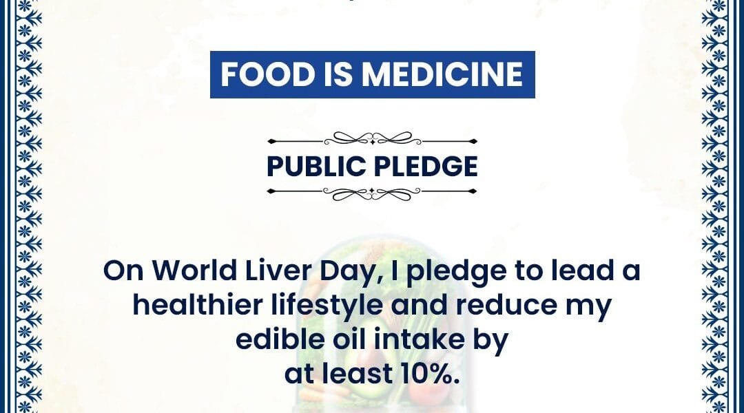 PM Modi urges citizens to adopt a balanced diet and fight obesity on World Liver Day