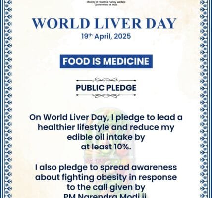 PM Modi urges citizens to adopt a balanced diet and fight obesity on World Liver Day