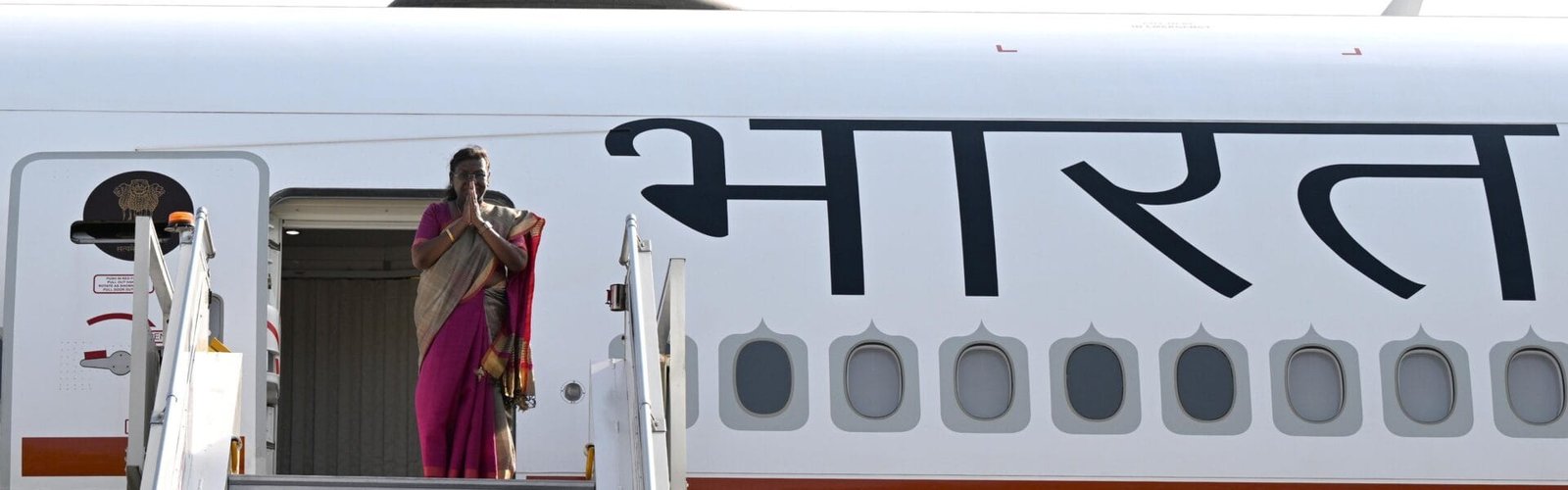 President Draupadi Murmu arrived in Lisbon this morning on the first leg of her State visit to Portugal and Slovakia
