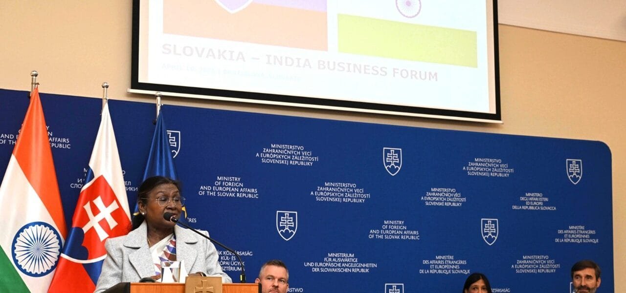 President Draupadi Murmu inaugurated the Slovakia-India Business Forum in Bratislava, Slovakia