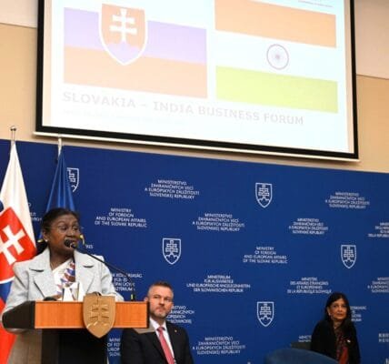 President Draupadi Murmu inaugurated the Slovakia-India Business Forum in Bratislava, Slovakia