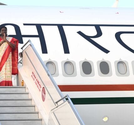 President Draupadi Murmu leaves for Vatican City to attend the state funeral of Pope Francis
