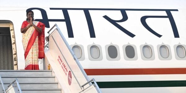 President Draupadi Murmu leaves for Vatican City to attend the state funeral of Pope Francis