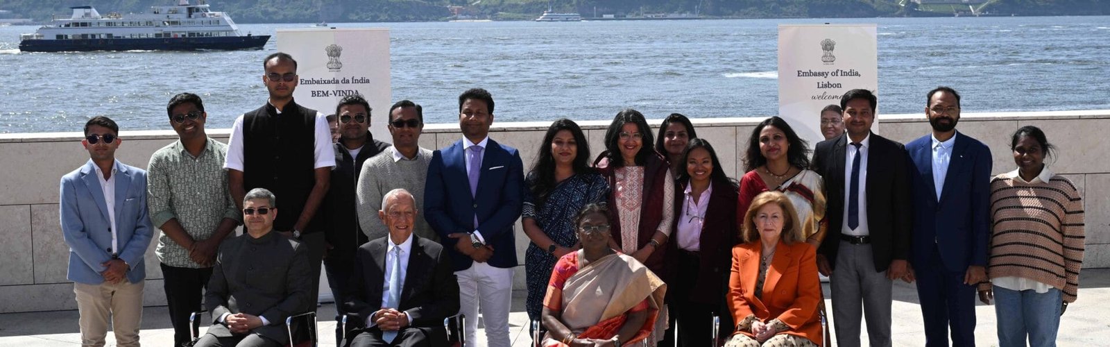 President Draupadi Murmu met the Prime Minister of Portugal and the Speaker of the Portuguese Parliament