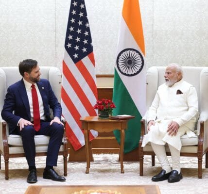 Prime Minister Narendra Modi met US Vice President J.D. Vance