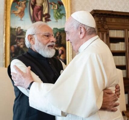 Prime Minister Narendra Modi today expressed condolences on the demise of Pope Francis