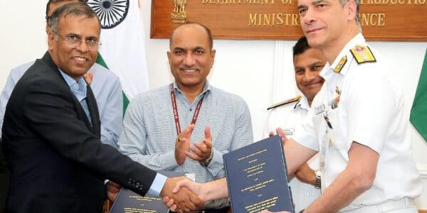 Self-Reliance in Defence Sector Project Sanction Order signed for Design and Development of 6 MW Medium Speed ​​Marine Diesel Engine at a cost of Rs. 270 Crore