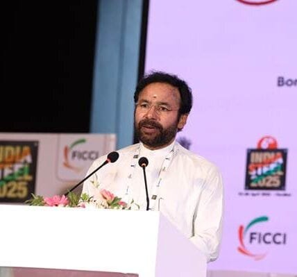 Union Coal and Mines Minister G. Kishan Reddy addressed the 6th edition of India Steel in Mumbai today